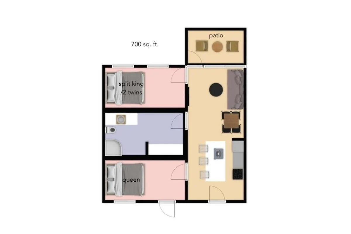 Floor With Balcony - Steps To Lifts & Main Street *