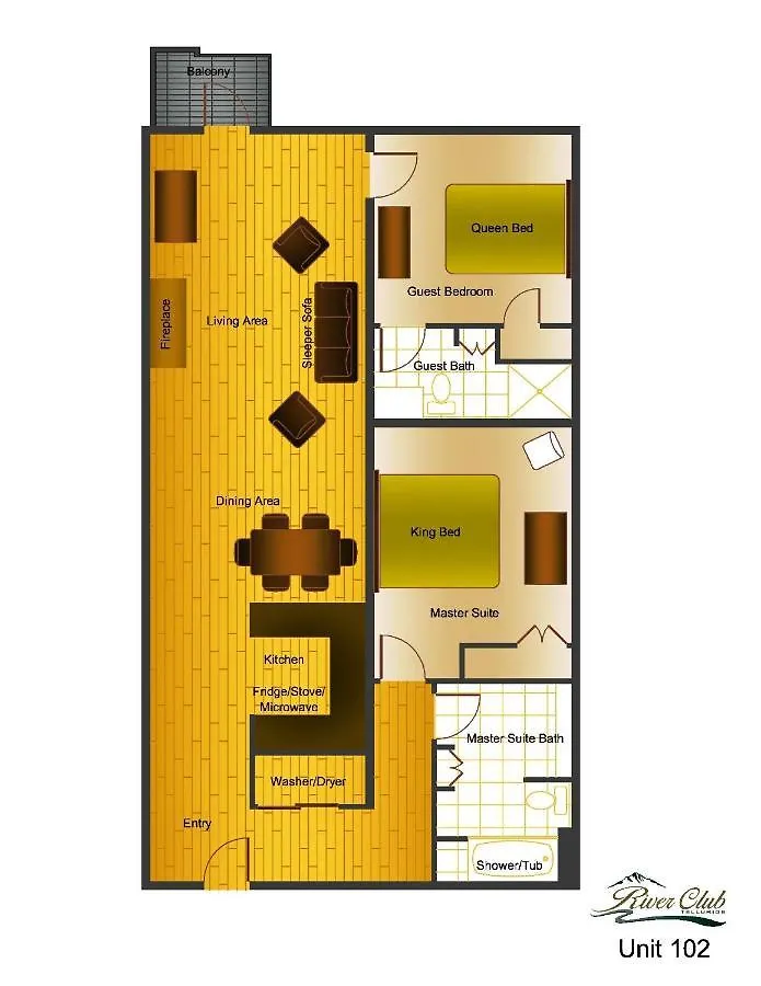 River Club 102 By Alpine Apartment *