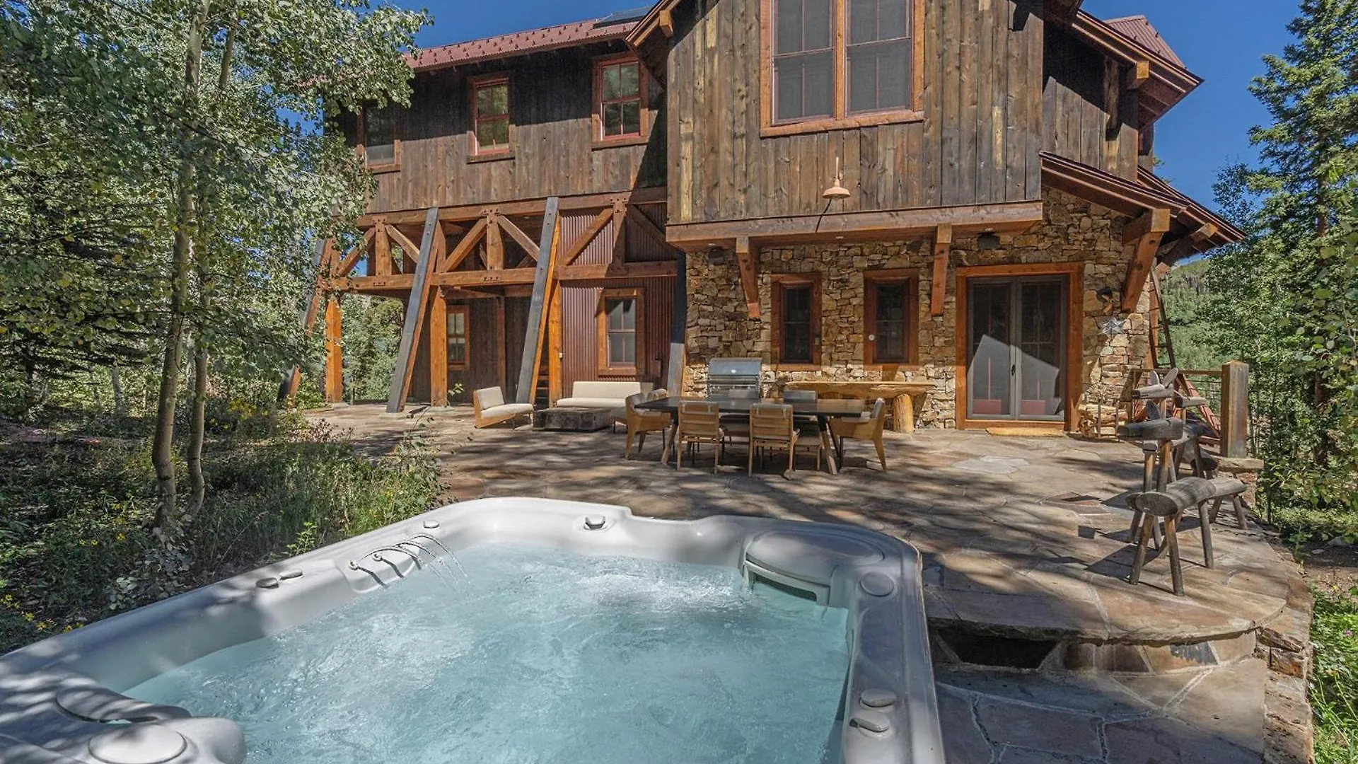 Back Door In Out - Fireplace, Hot Tub, Huge Views - Alpine Luxury At Copper Hollow * Telluride